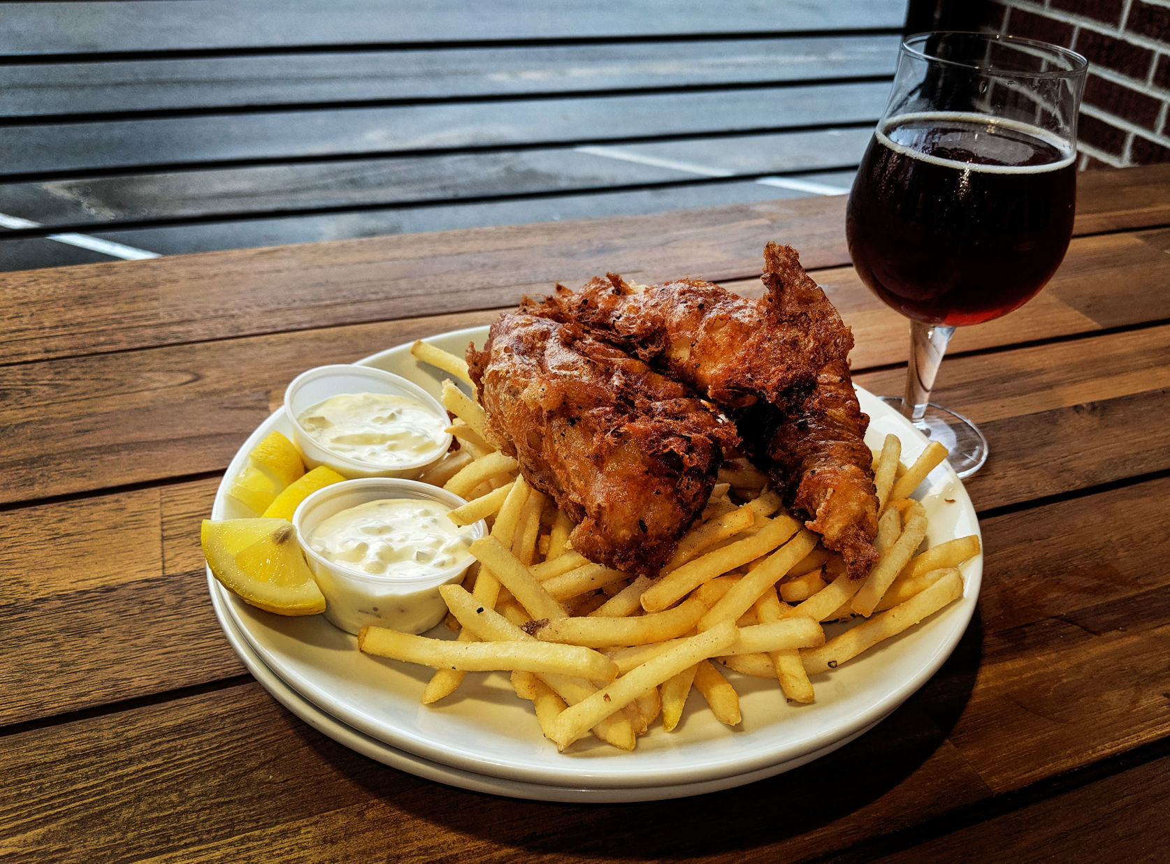 Fish and chips at New Era: Fine Fermentations